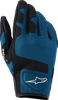 ALPINESTARS Ignite Motorcycle Gloves, Indigo Blue/Black, Small, 3560926-751-S
