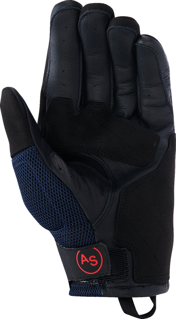 Alpinestars Manti Air Gloves Deep Blue/Fluo Red/Asphalt Large 3570225-7196-L