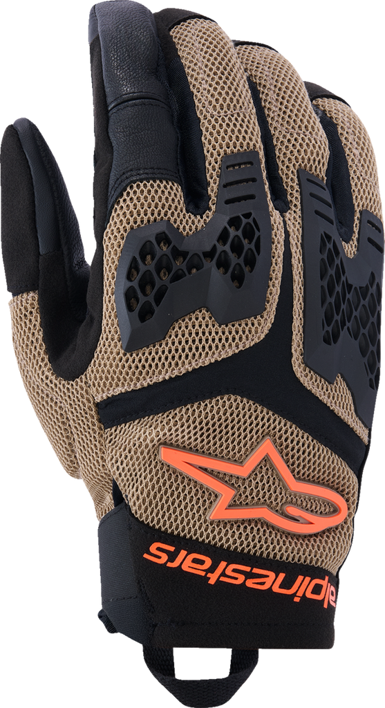 ALPINESTARS Manti Air Gloves Dark Khaki/Black/Fluo Orange Medium 3570225-8038-M