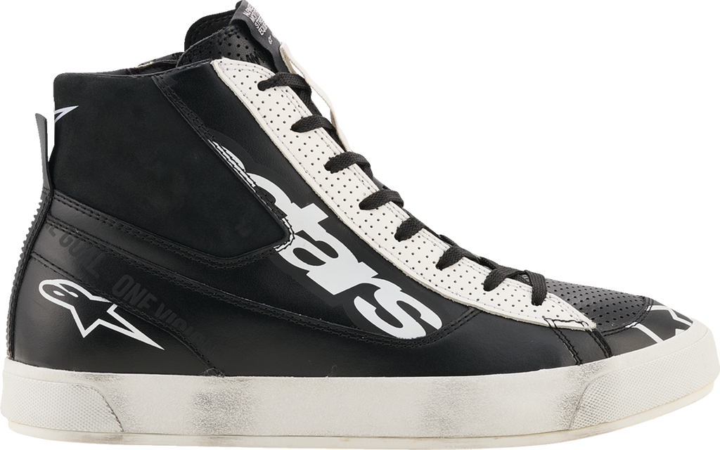 Alpinestars Stated Flair Motorcycle Shoes Black/White US 10 - 2541326-12-10