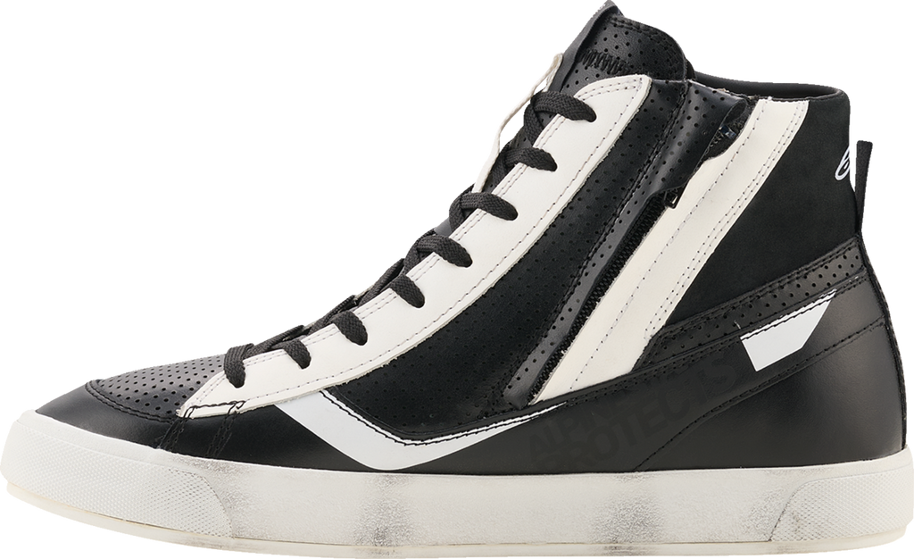 Alpinestars Stated Flair Motorcycle Shoes Black/White US 11.5 - 2541326-12-115