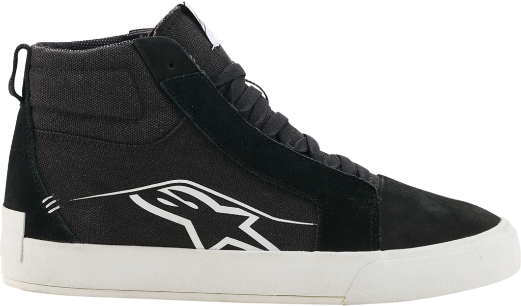 Alpinestars Ride-63 Canvas Motorcycle Shoes Black/White US 12 - 2540726-12-12
