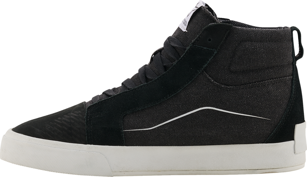 Alpinestars Ride-63 Canvas Motorcycle Shoes Black/White US 13.5