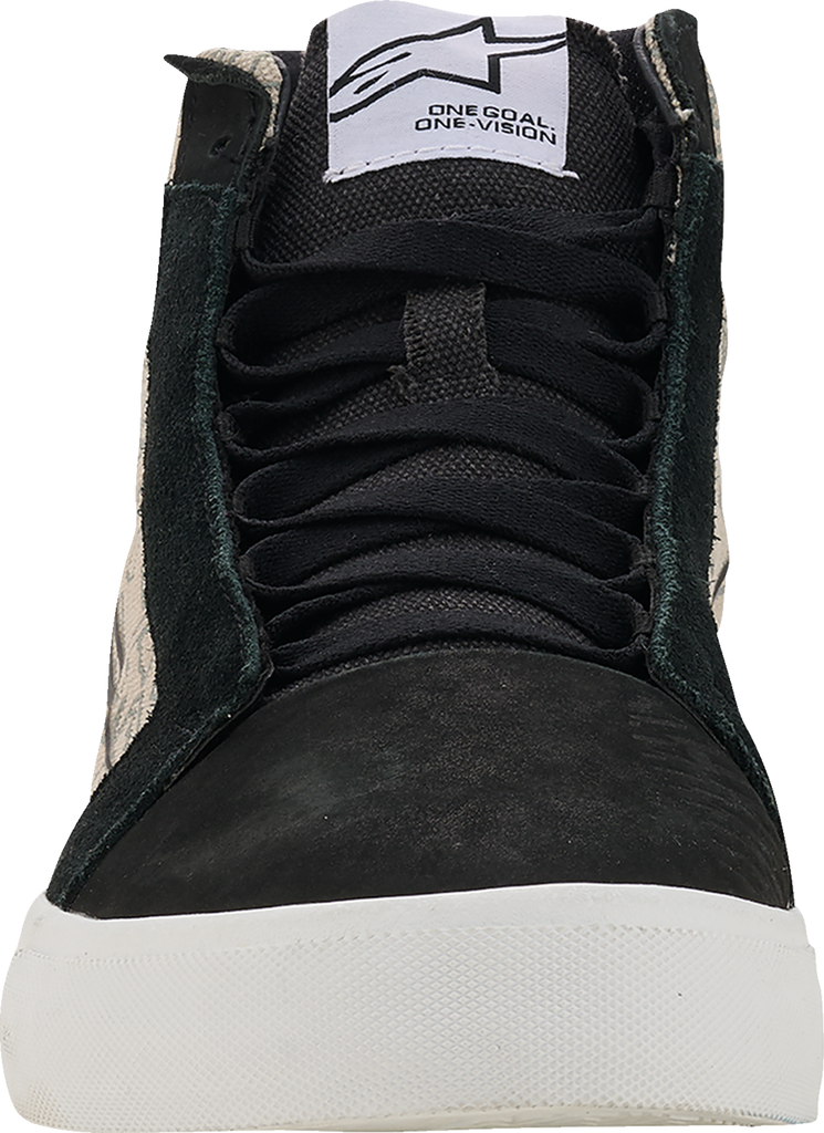ALPINESTARS Ride-63 Canvas Motorcycle Shoes Black/Cool Gray/White US 10