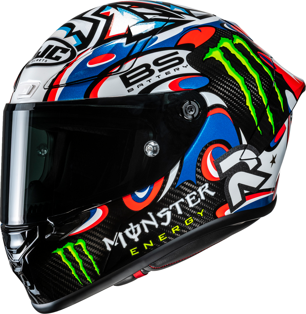 HJC RPHA 1N V2 Carbon Quartararo Le Mans III MC21 Helmet, Small - FB27NUS4221V