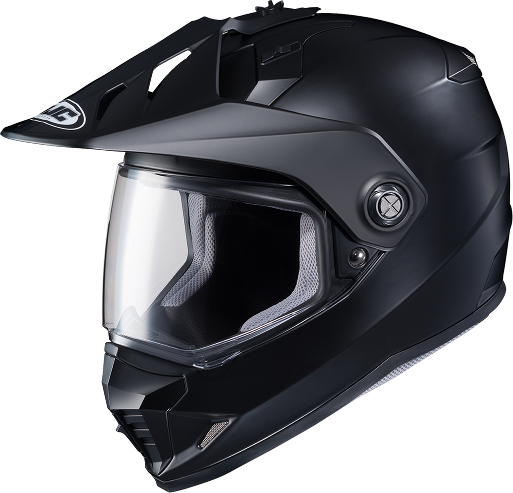HJC DS-X1 Dual-Sport Helmet Solid Semi-Flat Black XS 262547