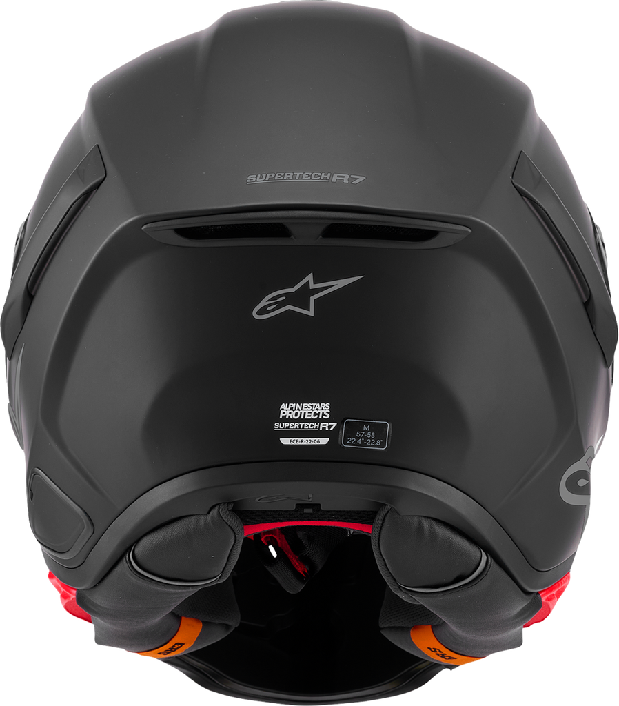 Alpinestars Supertech R7 Helmet ECE 22.06 Solid Matte Black XL 8202126-110-XL