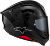 Alpinestars Supertech R7 ECE 22.06 Helmet, Solid Gloss Black, Medium - 8202126-1180-M
