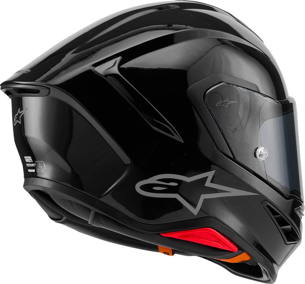 Alpinestars Supertech R7 ECE 22.06 Helmet Gloss Black Large 8202126-1180-L