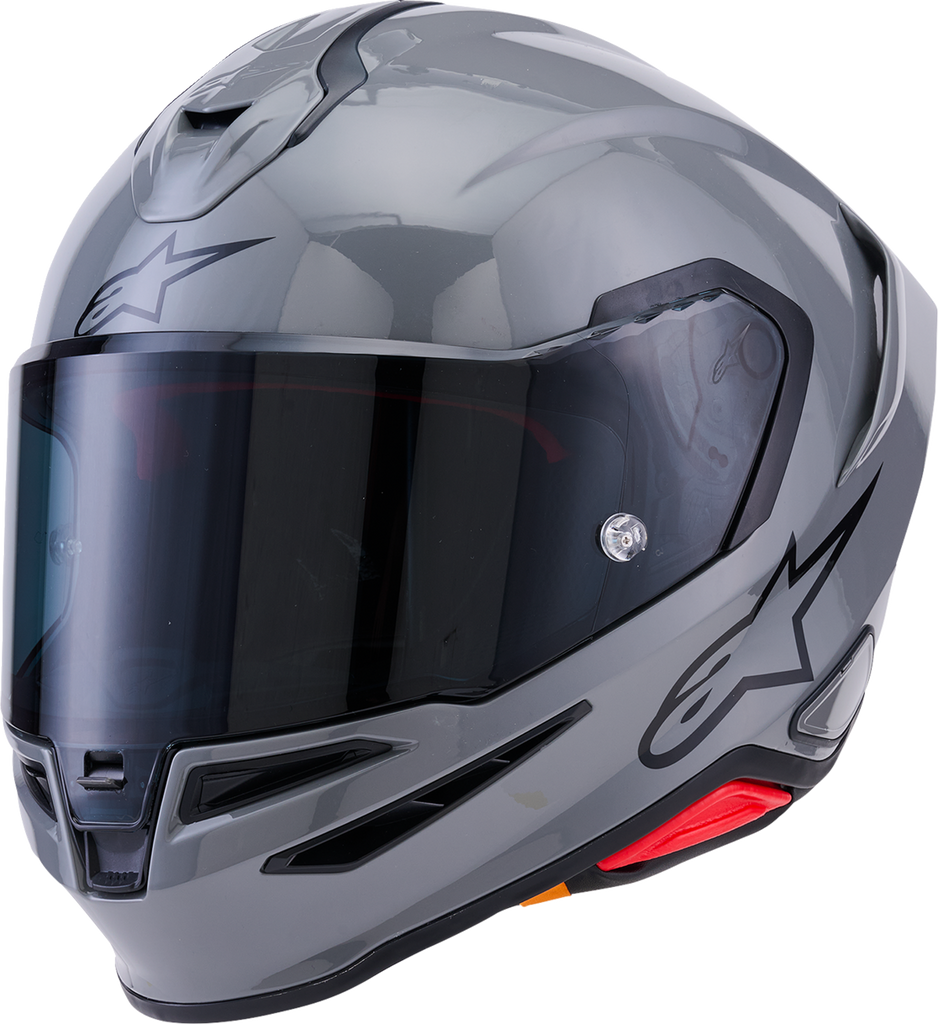 Alpinestars Supertech R7 ECE 22.06 Helmet, Gloss Gray, Medium, Part Number 8202126-1635-M