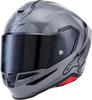 Alpinestars Supertech R7 Helmet 22.06 Solid Gloss Gray Large 8202126-1635-L