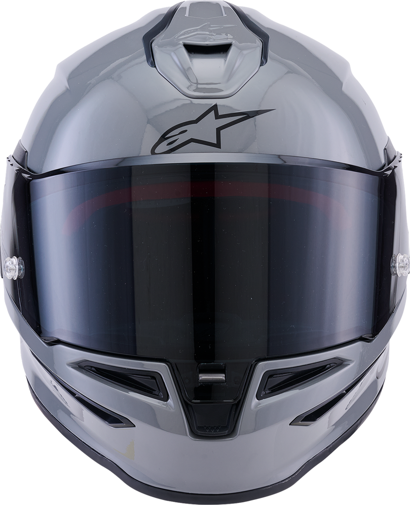Alpinestars Supertech R7 Helmet 22.06 Solid Gloss Gray Large 8202126-1635-L