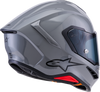 Alpinestars Supertech R7 Helmet 22.06 Solid Gloss Gray 2XL – 8202126-1635-2XL