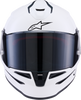 Alpinestars Supertech R7 Helmet ECE 22.06 Solid Gloss White Small 8202126-2180-S