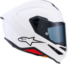Alpinestars Supertech R7 Helmet ECE 22.06 Solid Gloss White Small 8202126-2180-S