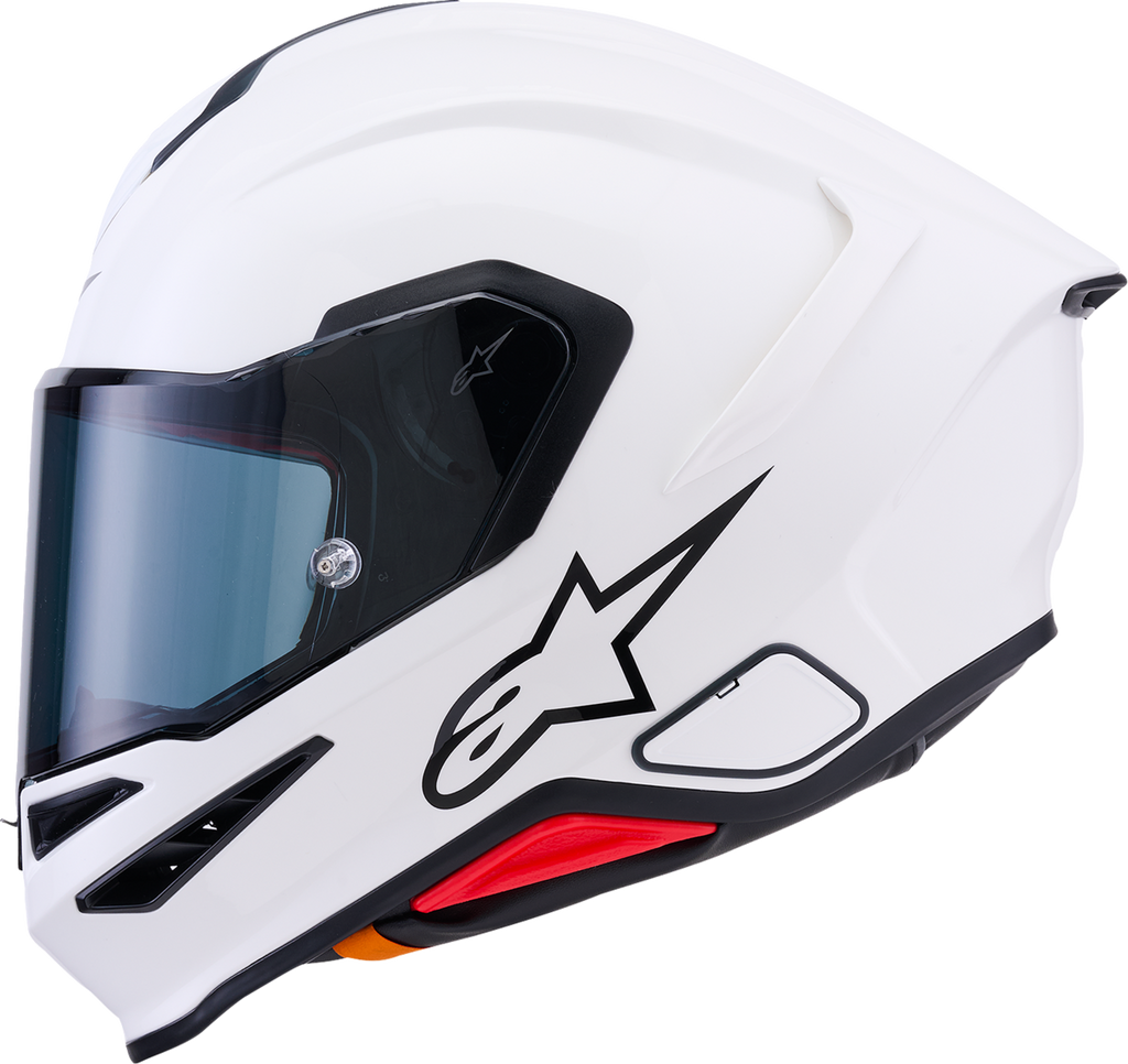Alpinestars Supertech R7 Helmet ECE 22.06 Gloss White Large 8202126-2180-L