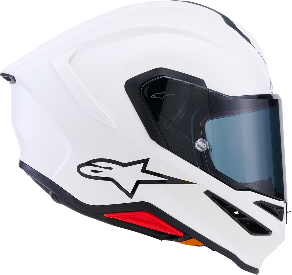 Alpinestars Supertech R7 Helmet ECE 22.06 Gloss White 2XL 8202126-2180-2XL