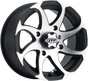 ITP Wheel - Twister? - Directional - Front/Rear | Right - Machined Black - 14x7 - 4/110 - 5+2 1422326536BR