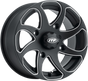 ITP Wheel - Twister? - Directional - Front/Rear | Right - Milled Black - 14x7 - 4/137 - 5+2 1422328727BR