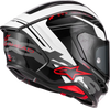 Alpinestars Supertech R7 Helmet 22.06 A-Core Gloss Black/White/Red XS 8203426-1353-XS