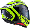 Alpinestars Supertech R7 Zeal Helmet ECE 22.06 Gloss Yellow Fluo/Black/White Medium 8202826-5021-M