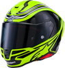 Alpinestars Supertech R7 Zeal Helmet ECE 22.06 Gloss Yellow Fluo/Black/White 2XL 8202826-5021-2XL