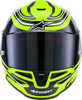 Alpinestars Supertech R7 Zeal Helmet ECE 22.06 Gloss Yellow Fluo/Black/White 2XL 8202826-5021-2XL