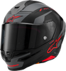 Alpinestars Supertech R7 Helmet ECE 22.06 A-Core Matte Black/Gray/Red Small 8203426-1653-S