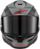 Alpinestars Supertech R7 Helmet ECE 22.06 A-Core Matte Black/Gray/Red Small 8203426-1653-S