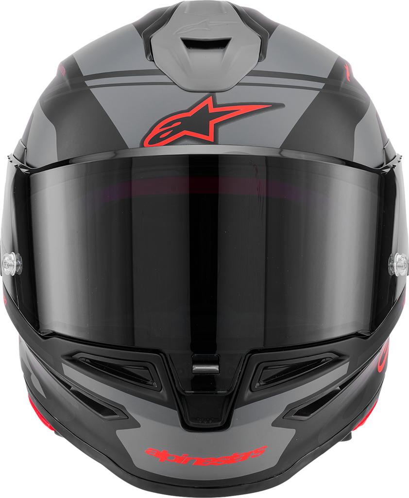 Alpinestars Supertech R7 Helmet ECE 22.06 A-Core Matte Black/Gray/Red Small 8203426-1653-S