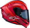 Alpinestars Supertech R7 Helmet ECE 22.06 A-Core Gloss Red/White 2XL - 8203426-3182-2XL