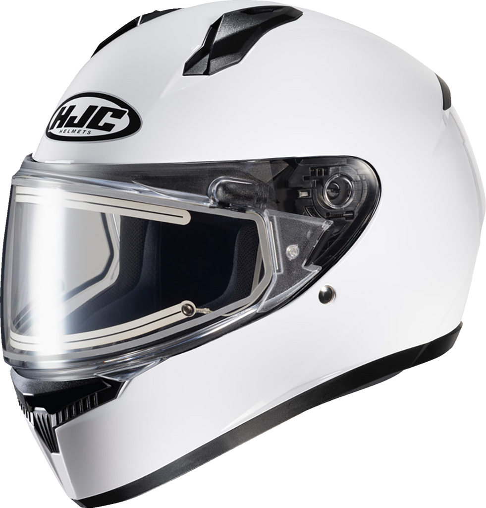 HJC C10 Snow Electric Solid White Helmet, Large – FP54EUS6XWHV