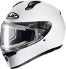 HJC C10 Snow Helmet Electric Solid White XL FP54EUS7XWHV
