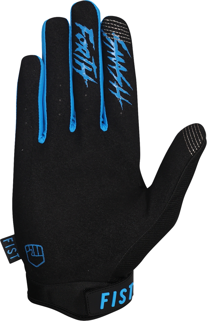 FIST HANDWEAR Youth Strapped Gloves, Fluro Blue, XS – F-GSY-01851-XS