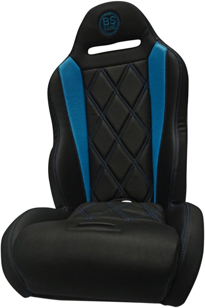 BS SAND Performance Seat - Big Diamond - Black/Titanium Blue - Polaris '15-'21 PEBUTBBDR