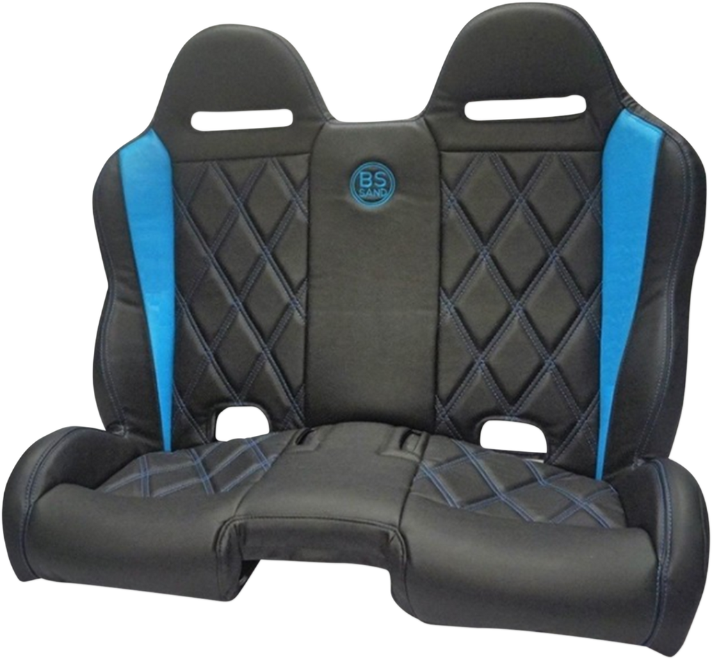 BS SAND Performance Seat - Big Diamond - Black/Titanium Blue - Polaris '14-'20 PEBETBBDR