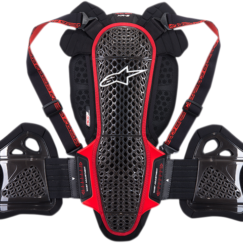 ALPINESTARS Nucleon KR-3 Back Protector - Black/Red - XS 6504718-13-XS