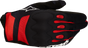 Alpinestars Techdura Motorcycle Gloves Black/Bright Red XL 3564524-1303-XL