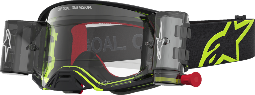 ALPINESTARS GOGGLES Supertech Firma Roll-Off Goggle with Clear Lens 5100227-1743