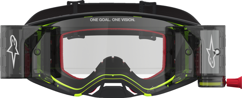 ALPINESTARS GOGGLES Supertech Firma Roll-Off Goggle with Clear Lens 5100227-1743
