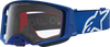 ALPINESTARS GOGGLES Supertech Vesta Goggle 5100827-7371, Blue/White with Clear Lens
