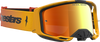 Alpinestars Vision 8 Goggle Amber Fire Red/Black with Red Mirror Lens 5101427-3235