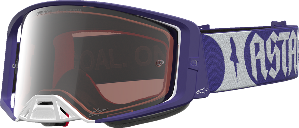 Alpinestars Supertech Goggle Atrox with Silver Mirror Lens 5100327-7354