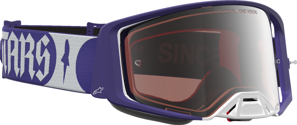 Alpinestars Supertech Goggle Atrox with Silver Mirror Lens 5100327-7354