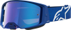 ALPINESTARS GOGGLES Supertech Vesta Goggle Blithe Black/White with Blue Mirror Lens 5100727-7353
