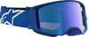 ALPINESTARS GOGGLES Supertech Vesta Goggle Blithe Black/White with Blue Mirror Lens 5100727-7353