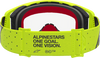 Alpinestars Supertech Vesta Goggles - Fluorescent Yellow/Black with Clear Lens 5100827-5012