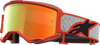 Alpinestars Vision 5 Rora Goggle 5101927-1741, Silver/Orange with Red Mirror Lens
