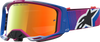 Alpinestars Vision 8 Maven Goggle, Fire Red/Black with Red Mirror Lens, Part 5101627-3235