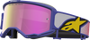 Alpinestars Vision 5 Drag Goggles Red/Purple with Pink Mirror Lens 5101727-3233